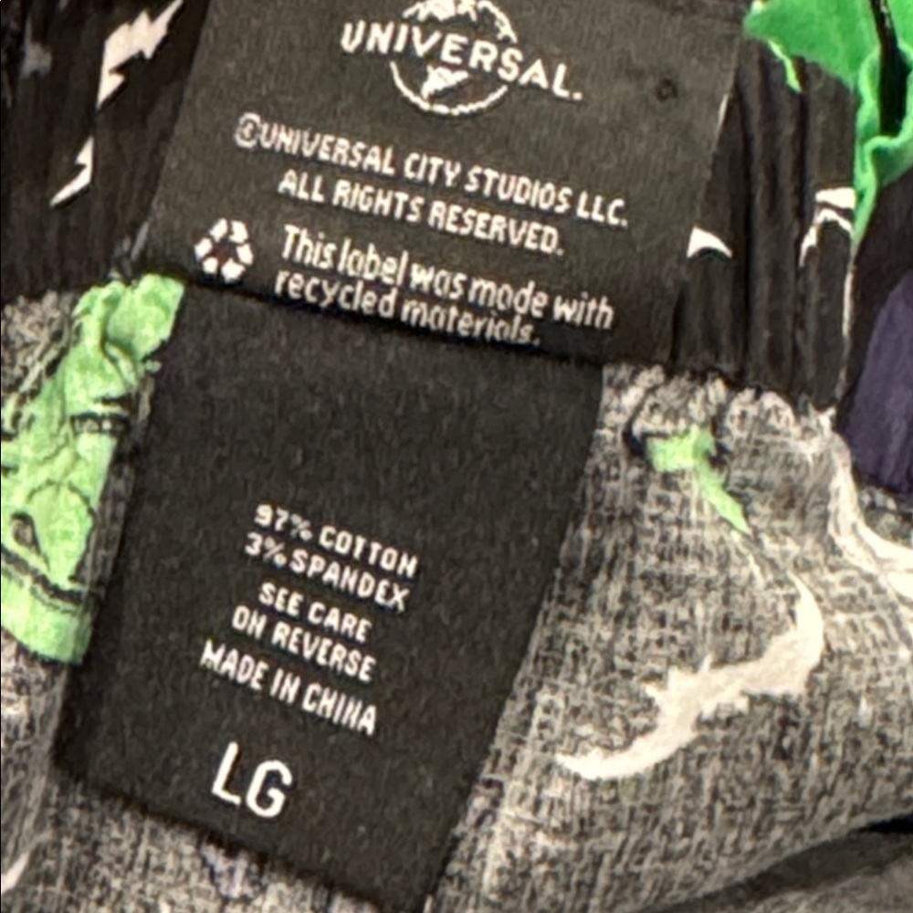 Monsters Universal Studios Dress Black Green Frankenstein Bride L - Picture 8 of 8